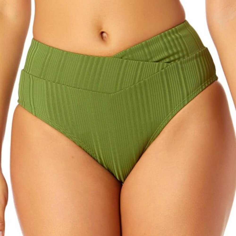 Salt & Cove Juniors' Ribbed V-Waist Bikini Bottoms NWOT Sz M